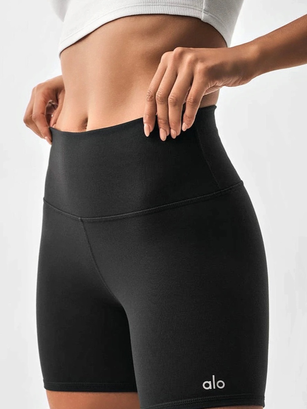 ALO Yoga High Waist Biker Shorts size XS